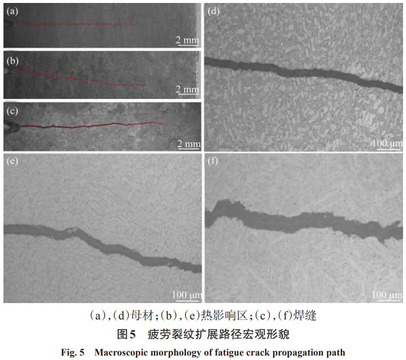 12mm厚TC4鈦合金激光-MIG復合焊接頭疲勞裂紋擴展行為研究